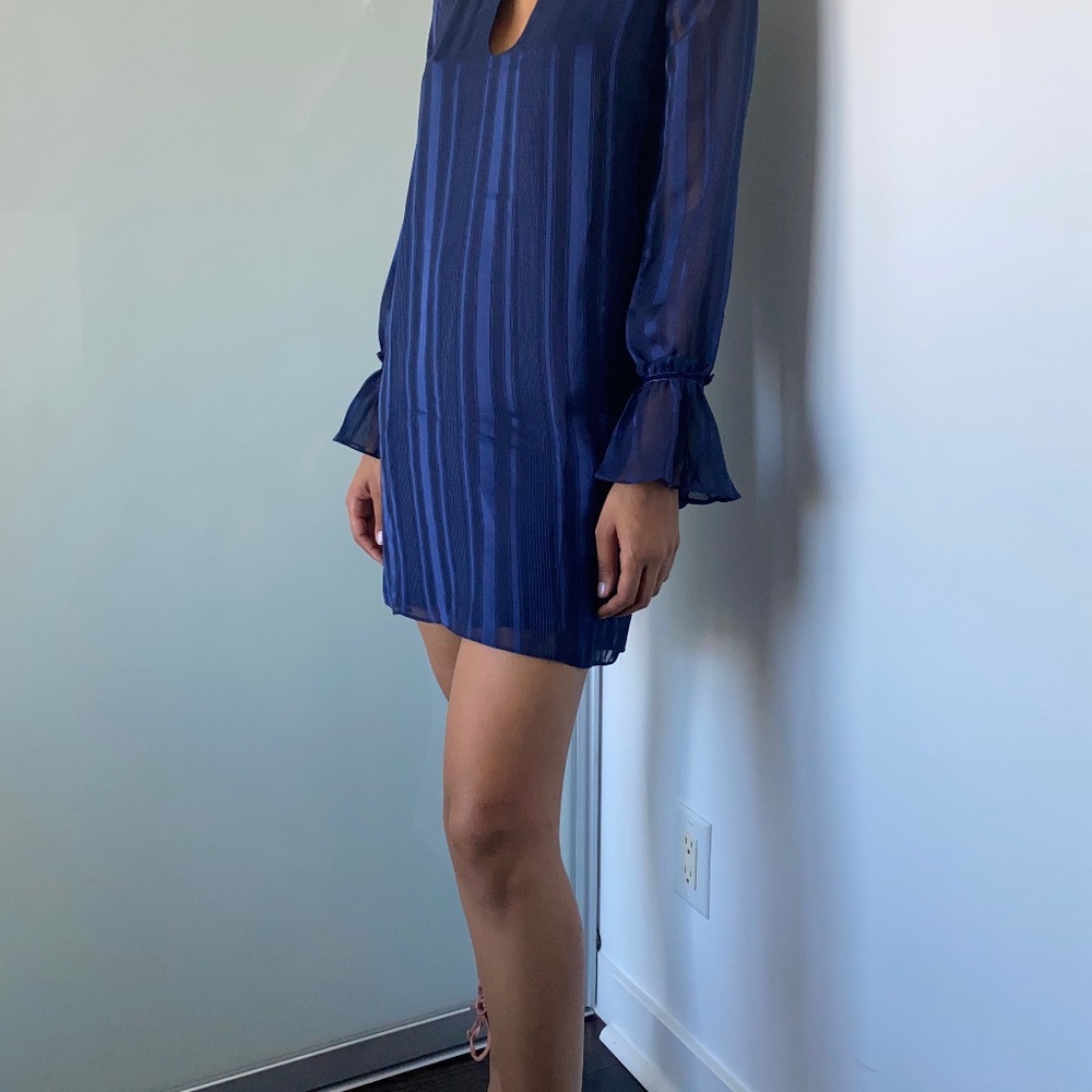 70s Ruffle Sleeve Dress